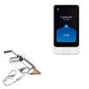 BoxWave Adapter Compatible with Pocketalk Plus Voice Translator - Micro SD Card miniReader, USB Type-C OTG Reader USB3.0 Adapter Keychain - Metallic Silver view 1
