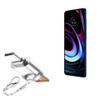 BoxWave Adapter Compatible with Motorola Edge (2021) - Micro SD Card miniReader, USB Type-C OTG Reader USB3.0 Adapter Keychain - Metallic Silver view 1