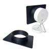 2 pcs Window Mount Compatible with Tapo 2K C120 Security Wireless Camera | Strong Adhesive Clear Double Stick Tape | 2 Colors view 1