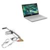BoxWave Adapter Compatible with ASUS Chromebook Flip C436 - Micro SD Card miniReader, USB Type-C OTG Reader USB3.0 Adapter Keychain - Metallic Silver view 1