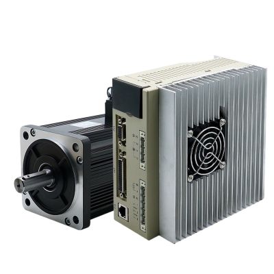 130ST M07725 M15015 2Kw 7.7Nm 2.3Kw 15Nm 220V AC Servo Motor Kit With T3L-L30F RS485 Engine Drive Engraver Lathe (Size : 2Kw with Brake)