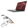 BoxWave Adapter Compatible with Dell Latitude 7430 - Micro SD Card miniReader, USB Type-C OTG Reader USB3.0 Adapter Keychain - Metallic Silver view 1