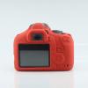 CLKSUMFE Case for Canon EOS 1500 T7, Anti-Scratch Soft Silicone Protective Cover Protector Skin for Canon EOS EOS 1500D T7 DSLR Camera-Red view 3