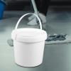 Healeved 2L Food Storage Bucket with Lid and Handle - Portable Round Plastic Container for Food and Toy Organization in Home Office and Restaurant - 6 Inch Compact Sealed Bucket view 3