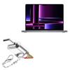 BoxWave Adapter Compatible with Apple MacBook Pro 14" (2023) - Micro SD Card miniReader, USB Type-C OTG Reader USB3.0 Adapter Keychain - Metallic Silver view 1