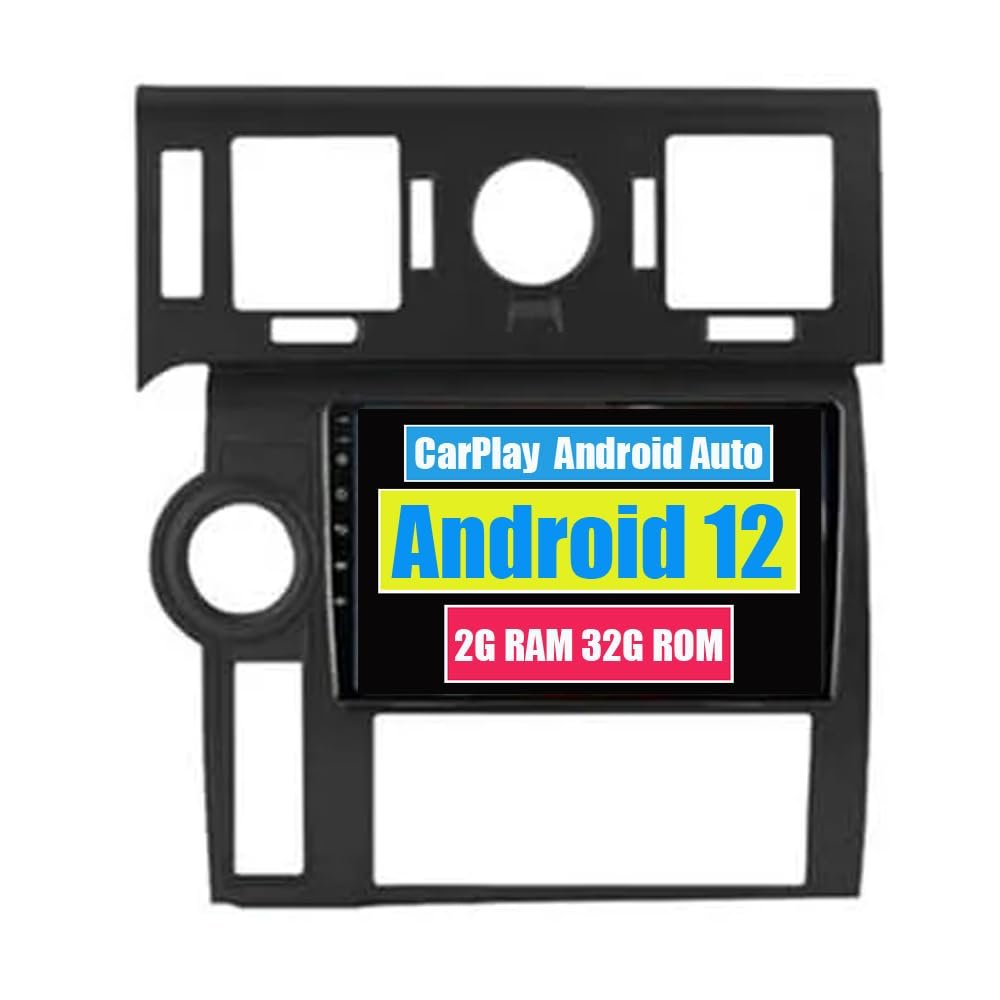 RoverOne Car GPS for Hummer H2 E85 2007 2008 2009 with CarPlay Android Auto Multimedia Player Navigation Stereo Bluetooth WiFi