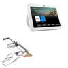 BoxWave Adapter Compatible with Amazon Echo Show 8 (3rd Gen 2023) - Micro SD Card miniReader, USB Type-C OTG Reader USB3.0 Adapter Keychain - Metallic Silver view 1