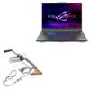 BoxWave Adapter Compatible with ASUS ROG Strix G16 (2023) G614 - Micro SD Card miniReader, USB Type-C OTG Reader USB3.0 Adapter Keychain - Metallic Silver view 1