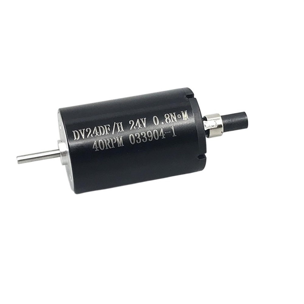 22mm*33mm Coreless Mute Motor Strong Magnetic DC 12V-24V 4600RPM High Speed Large D-shaft High Precious (Size : Model B)