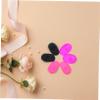 HAKIDZEL 3pairs Silicone Ear Covers for Hair Dyeing Ear Protectors for Hairdressing and Perming Fit Safe and Convenient Black Purple view 4