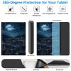 BREIDMKFM Keyboard Case for Samsung Galaxy Tab A 10.1 2019, Galaxy Tab A 10.1 SM-T510/SM-T515/SM-T517 Smart Tablet Cover with Detachable Wireless Bluetooth Keyboard, City Night View view 3