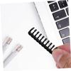 jojofuny 24pcs Cable Manager for Pc Power Cords Pin Motherboard Organizer Gpu Combs Prevents Twisting for and view 3