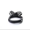 Milkweed European Standard Scart Line 21-pin Male to Male Extension Cable Broom Head European Au-dio and Video Extension 1.5 Meters Cable, Black view 2
