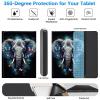 BREIDMKFM Keyboard Case for Samsung Galaxy Tab A 10.1 2019, Galaxy Tab A 10.1 SM-T510/SM-T515/SM-T517 Smart Tablet Cover with Detachable Wireless Bluetooth Keyboard, Elephant Butterfly view 3