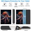 BREIDMKFM Keyboard Case for Samsung Galaxy Tab A7 Lite 8.7 inch 2021, Galaxy Tab A7 Lite SM-T220/ T225/ T227 Tablet Cover with Detachable Wireless Bluetooth Keyboard, Ocean Octopus view 3