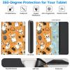 BREIDMKFM Keyboard Case for Samsung Galaxy Tab A 10.1 2019, Galaxy Tab A 10.1 SM-T510/SM-T515/SM-T517 Smart Tablet Cover with Detachable Wireless Bluetooth Keyboard, Cute Dogs view 3