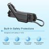 XMHEIRD Car USB Tip DC Adapter for Nextar I4-BC, X4B, X3, C3, X4-T M3 M3-04 M3-06 M3-MX X4B Q3 Q4 I4-BC W3 C3 X3 GPS Auto Vehicle Boat RV Plug Power Supply Cord Cable Battery Charger view 2
