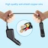 XMHEIRD Car USB Tip DC Adapter for Nextar I4-BC, X4B, X3, C3, X4-T M3 M3-04 M3-06 M3-MX X4B Q3 Q4 I4-BC W3 C3 X3 GPS Auto Vehicle Boat RV Plug Power Supply Cord Cable Battery Charger view 3