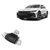 BoxWave Smart Gadget Compatible with Toyota 2024 Crown Platinum Display (12.3 in) - AllReader SD Card Reader, microSD Card Reader SD Compact USB - Jet Black view 1