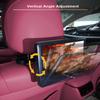 Car Headrest Mount Holders for Dual Screen Portable DVD Player, Twin Car DVD Player Headrest Mounts for WONNIE/Sylvania/NAVISKAUTO Portable DVD Player, 2 Sets Seat Headrest Brackets view 4
