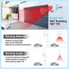 GreenCycle 8PK Wireless Driveway Alert Motion Alarm Outside Motion Sensor Detector Doorbell Chime Kit Waterproof Weatherproof DIY Home Security for Garden Shed Outdoor Security Office Elderly Visitor view 3