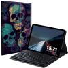 BREIDMKFM Keyboard Case for Kindle Fire Max 11 Case (13th Generation, 2023 Release) 11", Fire Max 11 2023 Tablet Cover with Detachable Wireless Bluetooth Keyboard, Skeleton Skulls view 1