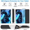 BREIDMKFM Keyboard Case for Kindle Fire HD 10 & 10 Plus Tablet (13th/11th Gen, 2023/2021 Release) 10.1", Smart Tablet Cover with Detachable Wireless Bluetooth Keyboard, Blue Dragon Design view 3