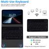 BREIDMKFM Keyboard Case for Kindle Fire HD 10 & 10 Plus Tablet (13th/11th Gen, 2023/2021 Release) 10.1", Smart Tablet Cover with Detachable Wireless Bluetooth Keyboard, Dragonfly Peony view 4