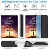 BREIDMKFM Keyboard Case for Kindle Fire HD 8 & 8 Plus Tablet (12th/10th Gen, 2022/2020 Release) 8", Smart Tablet Cover with Detachable Wireless Bluetooth Keyboard, Jesus Bible Cross Christian view 3