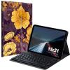 BREIDMKFM Keyboard Case for Kindle Fire HD 8 & 8 Plus Tablet (12th/10th Gen, 2022/2020 Release) 8", Smart Tablet Cover with Detachable Wireless Bluetooth Keyboard, Floral view 1