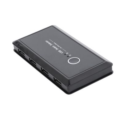 HOMSFOU USB Automatic Port Selector for Sharing USB Devices Between Two Pcs Printer and Scanner Sharing for Offices