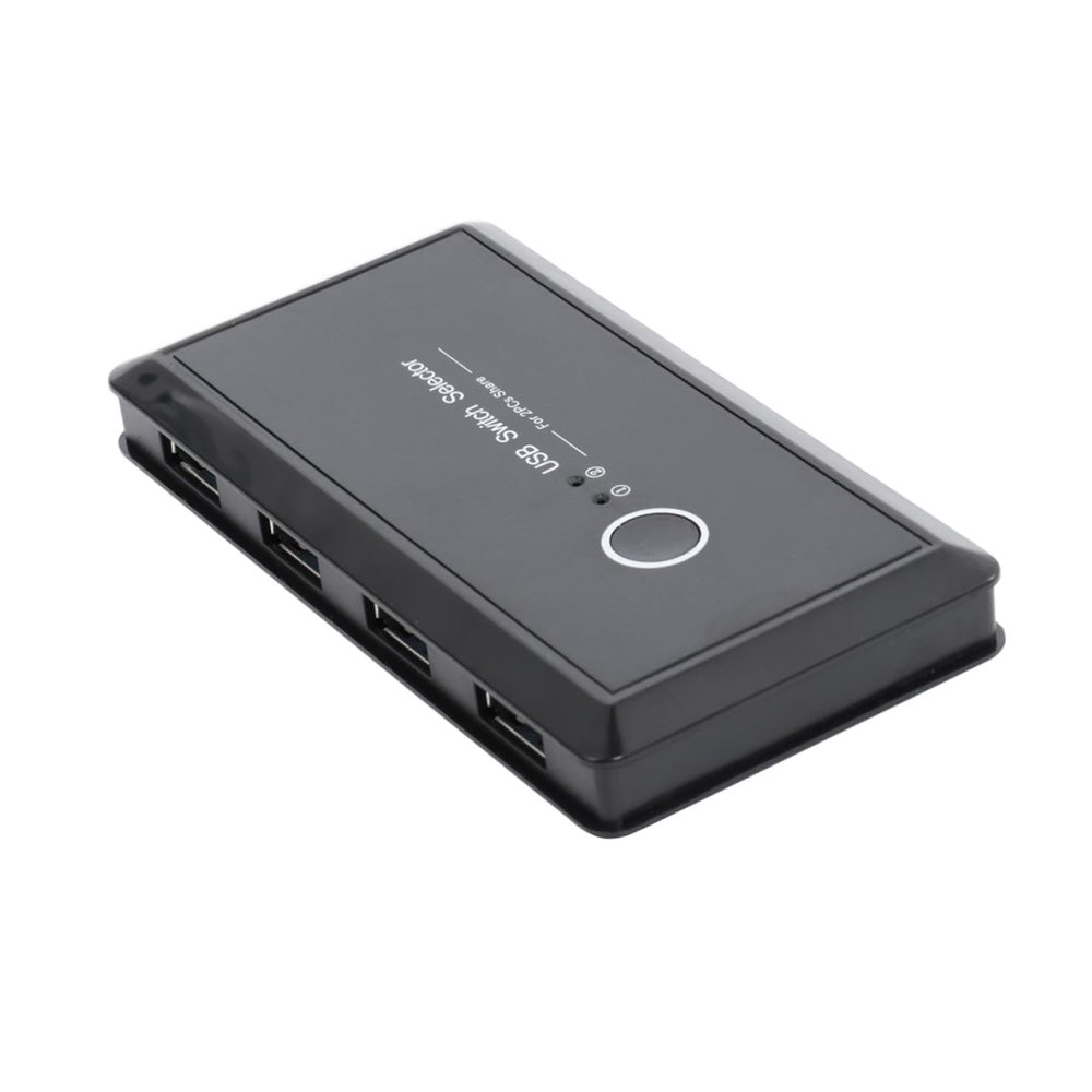 HOMSFOU USB Automatic Port Selector for Sharing USB Devices Between Two Pcs Printer and Scanner Sharing for Offices