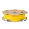 SpeedyFiberTX 6-Pack 1.5 Meter FC/A to FC/A Fiber Optic Patch Cable, Green and White Boots, Corning SMF-28 Ultra Single-Mode 9/125um Optical Fiber, Duplex Yellow Riser OFNR Cable Jacket view 4