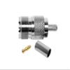 BJDZ 50Ohm 4Pcs UHF PL259 SO239 Female Straight Crimp Mount for Radio Coax LMR195 RG223 RG58 RG400 Connector for Walkie-Talkie System, 4G/5G Antenna, Drone of romote, view 4