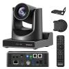 NexiGo PTZ Camera 20X Optical Zoom with PoE HDMI/3G-SDI/USB/LAN IP Streaming Outputs, Auto AI Tracking for Video Conferencing Live Streaming Meeting Church Services Worship Skype Zoom Teams OBS view 1