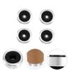 Gadpiparty 8pcs Vibration Isolation Pads for Speakers Speaker Shock Absorption Feet Easy Install view 4