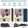 BREIDMKFM Keyboard Case for Kindle Fire Max 11 Case (13th Generation, 2023 Release) 11", Fire Max 11 2023 Tablet Cover with Detachable Wireless Bluetooth Keyboard, Black Dog Paw Sparkles view 3