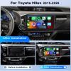 8Core 2+64G Car Radio for Toyota Hilux 2015-2020 Wireless Carplay Android Auto,10.1" 1280 * 720P IPS Touch Screen, Android Car Stereo for Hilux/GPS/WiFi/32EQ DSP Audio/Bluetooth/SWC/Backup Camera view 2