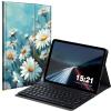 BREIDMKFM Keyboard Case for Kindle Fire Max 11 Case (13th Generation, 2023 Release) 11", Fire Max 11 2023 Tablet Cover with Detachable Wireless Bluetooth Keyboard, Blue Daisies view 1