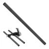15mm Carbon Fiber Tube Rod, Lightweight Camera Photo Extension Rods Compatible with 15mm Rod Rail Support System, Follow Focus, Matte Box(40cm-Black) view 4