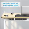 HHSOET Metal 360 Rotating Mountable Power Strip, 8 Outlet Gaming Table Mounted Long Power Strip, Heavy Duty Wall Mount Surge Protector with Switch, 15A 125V 1875W, 3ft Power Cord.(Black) view 4