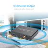 HDMI ARC Adapter 192KHz DAC Converter, Alanph ARC Audio Extractor Support Digital HDMI to Analog Stereo Audio RCA L/R Coaxial SPDIF & 3.5mm Jack Adapter for TV view 2