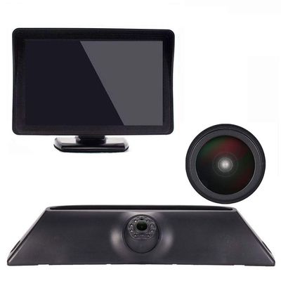 18 mm Lens Reversing Camera + 4.3 Inch TFT LCD Screen Monitor Brake Light Car Roof Reversing Camera Replacement for Fiat Iveco Daily 4 Gen 2011-2014