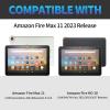 BREIDMKFM Keyboard Case for Kindle Fire Max 11 Case (13th Generation, 2023 Release) 11", Fire Max 11 2023 Tablet Cover with Detachable Wireless Bluetooth Keyboard, Sakura Dog view 2