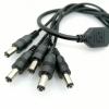 YSJJZRL 70cm 1 Female to 2/3/4/5/8/10 Male 5.5x2.5mm CCTV DC Power Supply Splitter Cable (DC 5.5x2.5mm 1 to 2) view 3