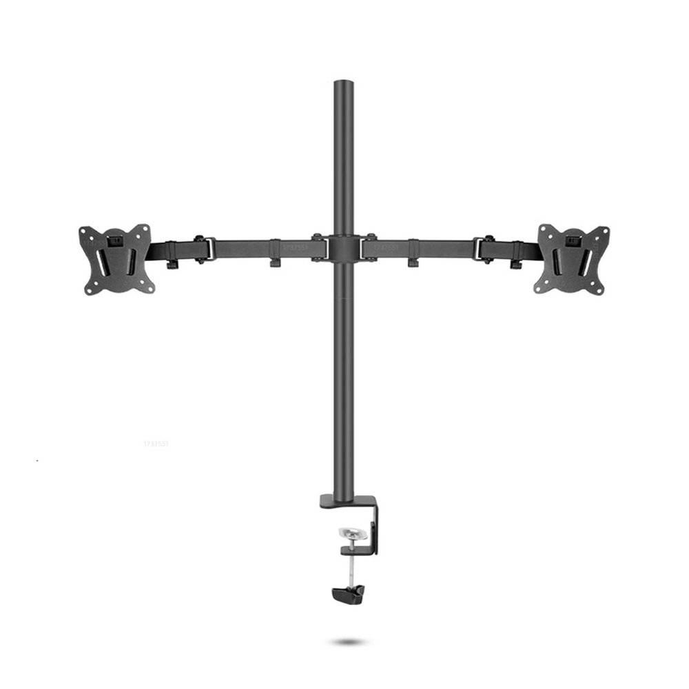 (80cm) DL-T902-280II Full Motion Dual Monitor Desktop Stand Holder 10"-27" Clamp Grommet Hole Base PC Mount Foldable Arm 12kg (Color : DL-T902-280)