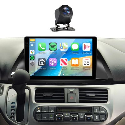 [4G+64G] Car Stereo for Honda Odyssey 2005-2010 Wireless Carplay Android Auto,10.1" in-Cell HD Touch Screen Radio, Android/GPS/WiFi/EQ DSP/UI/Bluetooth5.0/SWC/Backup Camera
