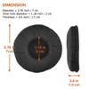TENNMAK Earpad Replacement for Sony MDR-ZX100 /110 /110NC/ 110A / 310/330BT & WH-CH500 CH510 CH520 V150 V250 / JBL Tune 510BT 500BT 450BT 660NC 600BTNC Headphones Ear Pads with 70mm Diameter view 4