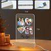 Greaxid Personalized Night Light for Kids Custom Engraved Name Acrylic LED Lights with Wood Base for Nursery Bedroom Decor Night Lamp, Customized Birthday Gifts for Boy,Dinosaur view 4