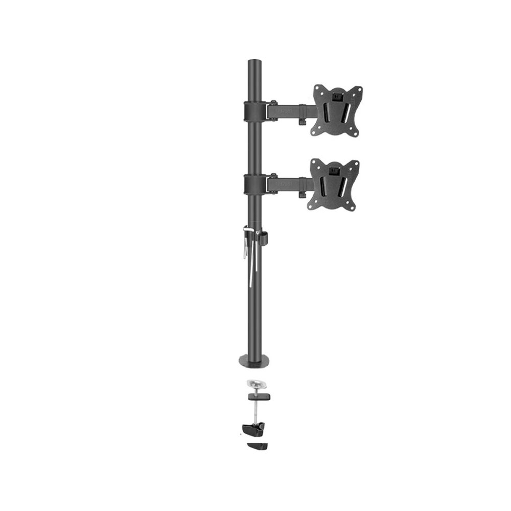 400mm DL-T901-240 Desktop Stand Full Motion 360 Degree Steel Monitor Holder 10"-27" Clamp Base Monitor Mount Arm Load 15kg (Color : Separate arm Grommet)